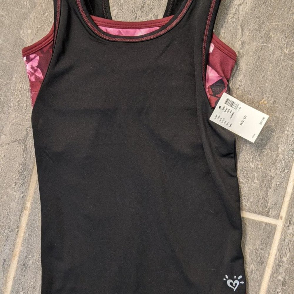 Girls 6/7 Justice Athletic Tank